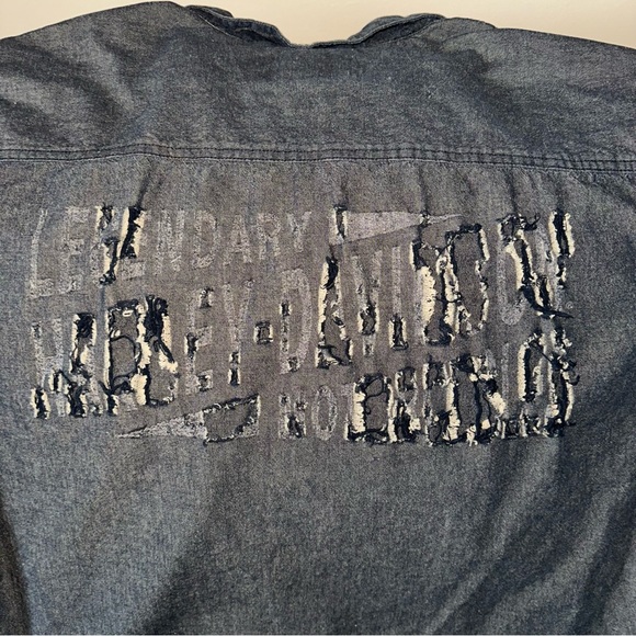 Harley Davidson Button Up Long Sleeve Shirt - Picture 1 of 7